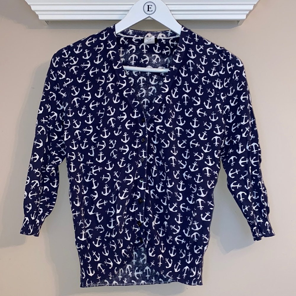 J Crew anchor sweater!